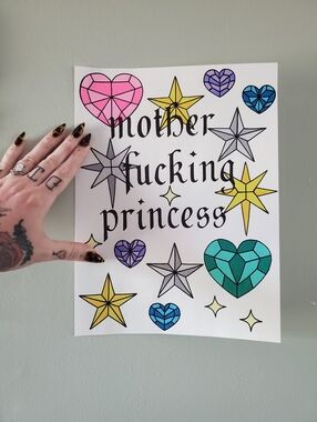 Avril Lavigne Lyrics Inspired Original Art